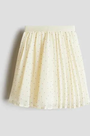 H&M Falda plisada de chifón