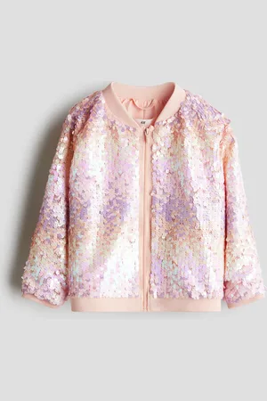 H&M Chamarra bomber con lentejuelas