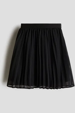 H&M Falda plisada de chifón