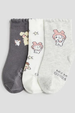 H&M 3-pack Calcetines con diseño