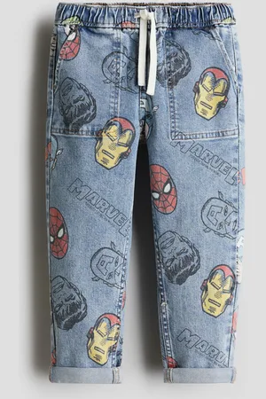H&M Joggers en denim con diseño
