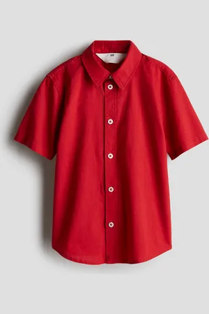 H&M Camisa de manga corta en algodón