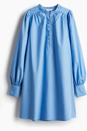 H&M Vestido línea A de algodón