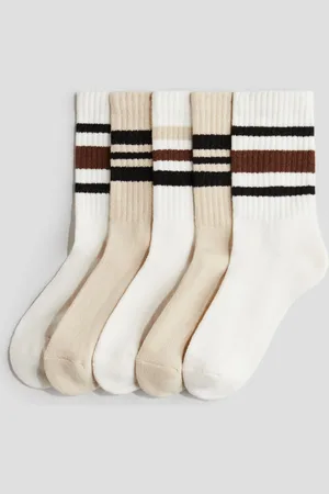 H&M 5-pack Calcetines en terry acanalado