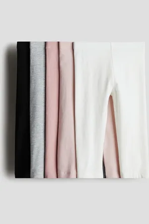 H&M 5-pack de leggings Capri de algodón