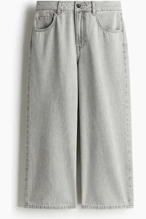 H&M Wide High Cropped Jeans