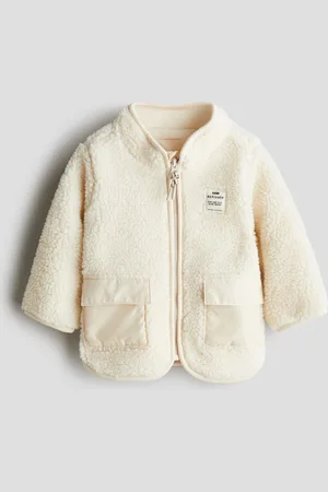 H&M Chamarra en tejido peluche