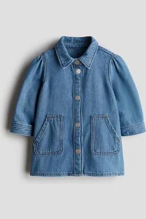 H&M Vestido camisa en denim