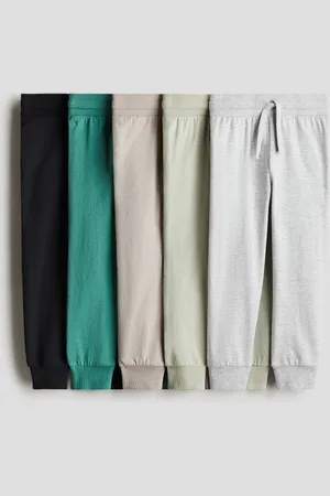 H&M 5-pack Joggers en punto de algodón