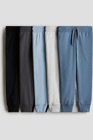 H&M 5-pack Joggers en punto de algodón