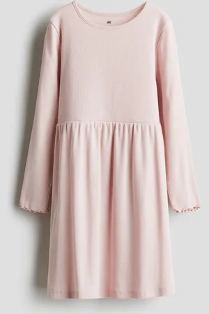 H&M Vestido en punto acanalado
