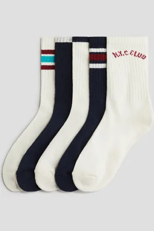 H&M 5-pack Calcetines en terry acanalado