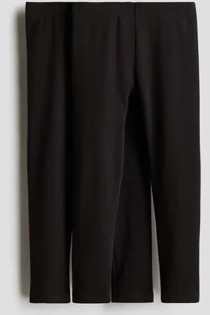 H&M 2-pack Leggings en punto de algodón pima