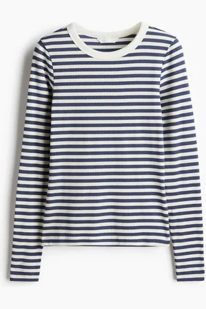 H&M Top acanalado en punto