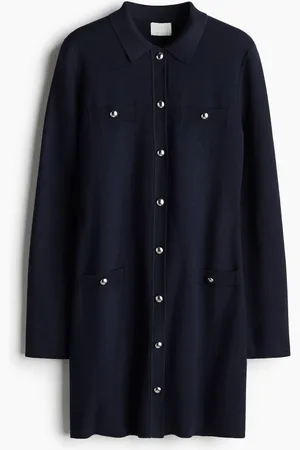 H&M Vestido mini tejido
