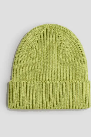 H&M Gorro en tejido acanalado