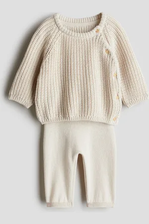H&M Conjunto de 2 piezas en tejido de algodón