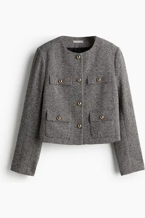 H&M Saco en tejido texturizado
