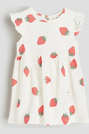 H&M Vestido de punto con olanes