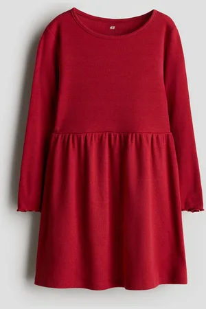 H&M Vestido en punto acanalado