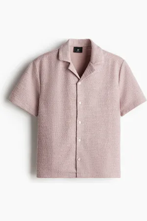 H&M Camisa resort texturizada Regular Fit