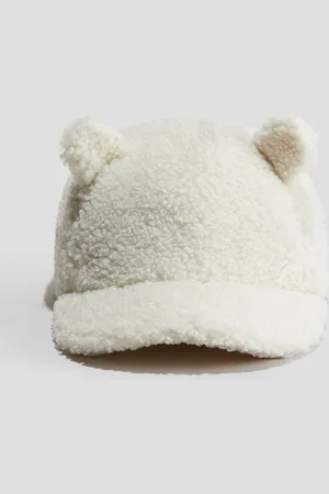 H&M Gorra con orejas en tejido peluche