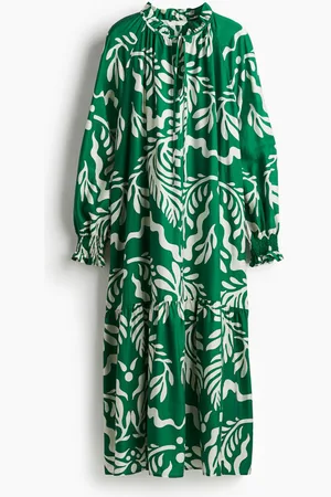H&M Vestido con cuello de olán
