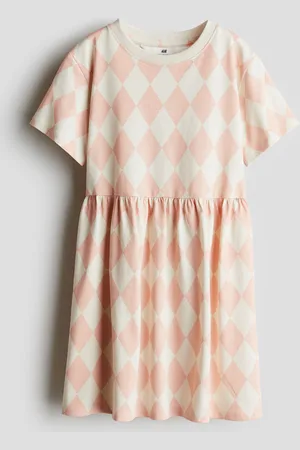 H&M Vestido estampado en punto de algodón