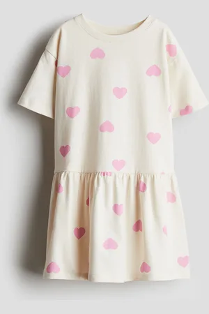 H&M Vestido en punto de algodón