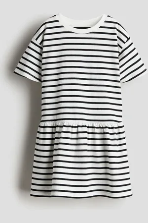 H&M Vestido en punto de algodón