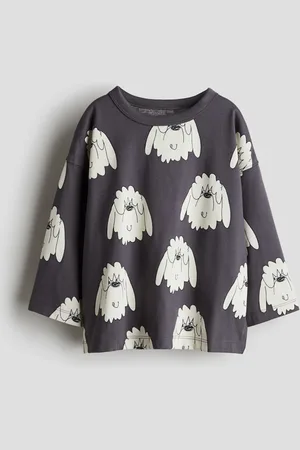H&M Playera de manga larga en punto