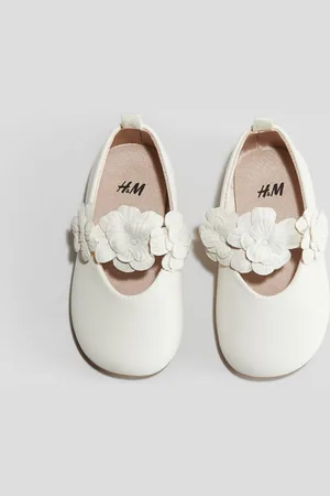 H&M Appliquéd ballet pumps