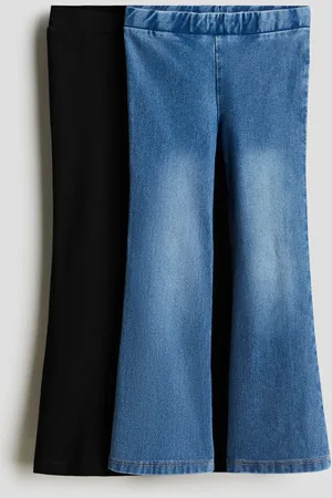 H&M 2-pack de jeggings acampanados