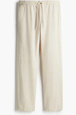 H&M Pantalón Regular Fit en mezcla de lino