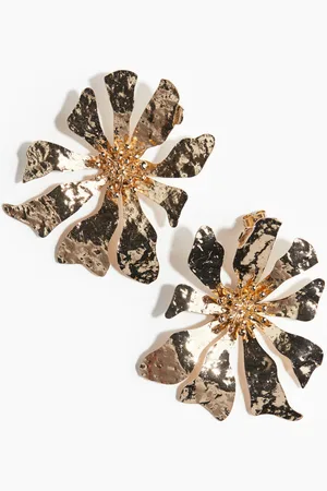 H&M Aretes con diseño de flor