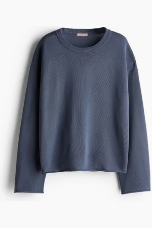 H&M Suéter con bordes enrollados