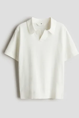 H&M Playera polo en tejido fino