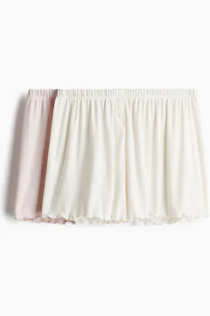 H&M 2-pack Shorts de pijama en pointelle
