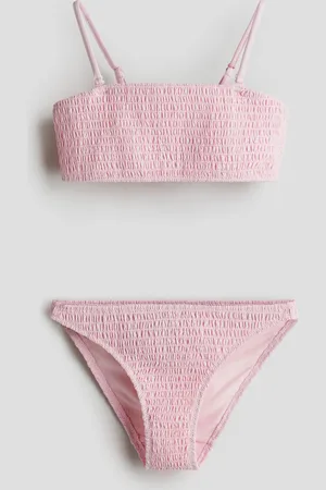 H&M Bikini con tejido smock
