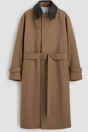 H&M Abrigo mac de algodón