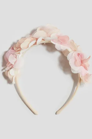 H&M Diadema de satín con flores
