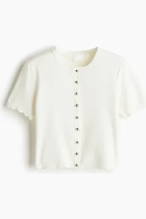 H&M Cárdigan en tejido fino
