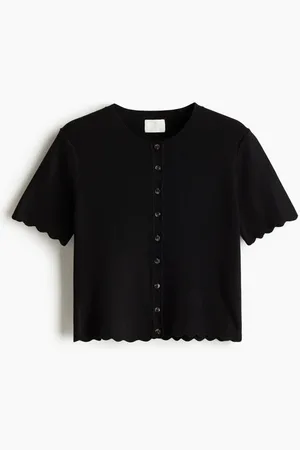 H&M Cárdigan en tejido fino