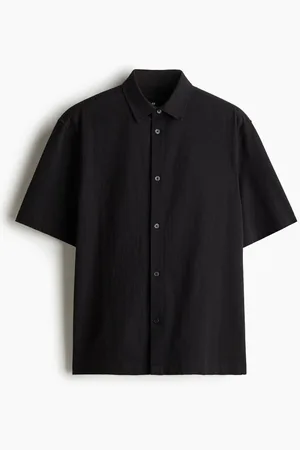 H&M Camisa Regular Fit texturizada