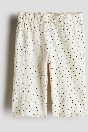 H&M Pantalón en algodón texturizado