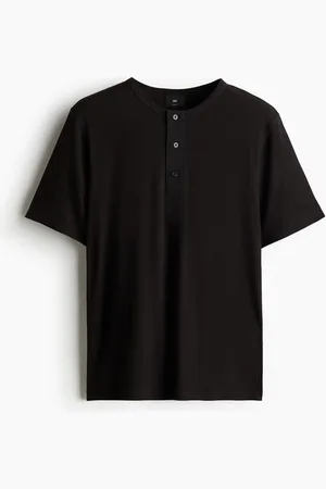 H&M Playera Slim Fit acanalada