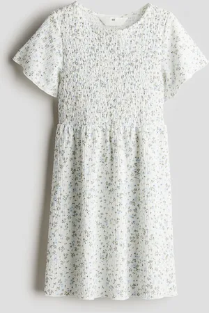 H&M Vestido con punto smock