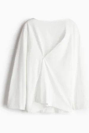 H&M Top drapeado