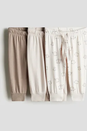 H&M 3-pack Joggers en punto de algodón