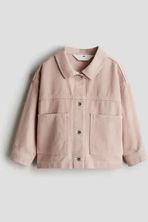 H&M Chamarra oversized en sarga de algodón
